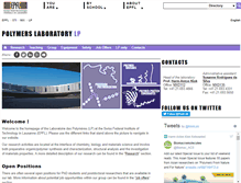 Tablet Screenshot of lp.epfl.ch