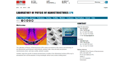 Desktop Screenshot of lpn.epfl.ch