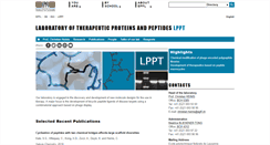 Desktop Screenshot of lppt.epfl.ch