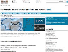 Tablet Screenshot of lppt.epfl.ch