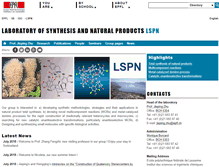 Tablet Screenshot of lspn.epfl.ch