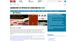 Desktop Screenshot of lpmv.epfl.ch