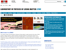 Tablet Screenshot of lpmv.epfl.ch