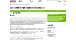 Desktop Screenshot of lscb.epfl.ch