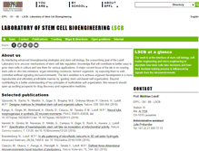 Tablet Screenshot of lscb.epfl.ch
