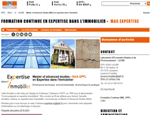 Tablet Screenshot of expertise.epfl.ch