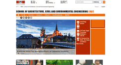 Desktop Screenshot of enac.epfl.ch