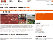 Tablet Screenshot of ecol.epfl.ch