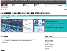 Tablet Screenshot of lca.epfl.ch
