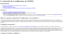 Desktop Screenshot of certauth.epfl.ch