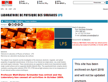 Tablet Screenshot of lps.epfl.ch