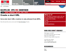 Tablet Screenshot of go.epfl.ch