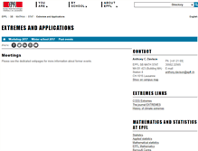 Tablet Screenshot of extremes.epfl.ch