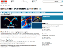 Tablet Screenshot of lse.epfl.ch