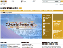 Tablet Screenshot of cdh.epfl.ch