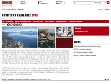 Tablet Screenshot of emploi.epfl.ch