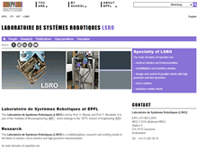 Tablet Screenshot of lsro.epfl.ch