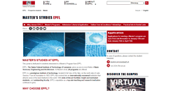 Desktop Screenshot of master.epfl.ch