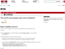 Tablet Screenshot of mysql.epfl.ch