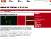 Tablet Screenshot of cms.epfl.ch