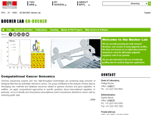 Tablet Screenshot of bucher-lab.epfl.ch
