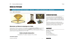 Desktop Screenshot of museephysique.epfl.ch