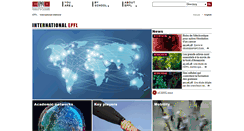 Desktop Screenshot of international.epfl.ch