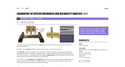 Desktop Screenshot of lmaf.epfl.ch