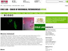 Tablet Screenshot of cole-lab.epfl.ch