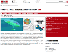 Tablet Screenshot of cse.epfl.ch