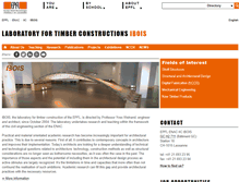 Tablet Screenshot of ibois.epfl.ch