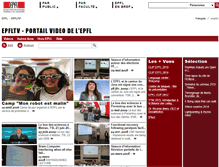 Tablet Screenshot of ditwww.epfl.ch