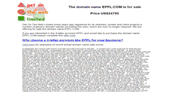 Desktop Screenshot of epfl.com