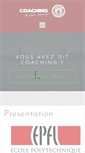 Mobile Screenshot of coaching.epfl.ch