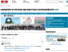 Tablet Screenshot of lepa.epfl.ch