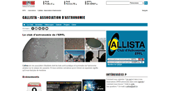 Desktop Screenshot of callista.epfl.ch