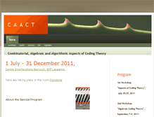 Tablet Screenshot of caact.epfl.ch