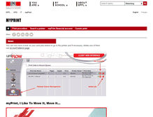 Tablet Screenshot of myprint.epfl.ch