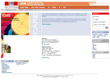 Tablet Screenshot of icare.epfl.ch