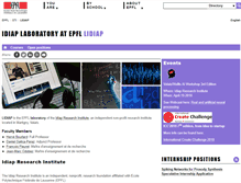 Tablet Screenshot of idiap.epfl.ch