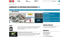 Desktop Screenshot of lpi.epfl.ch