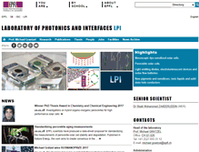 Tablet Screenshot of lpi.epfl.ch