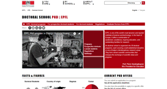 Desktop Screenshot of phd.epfl.ch