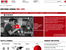 Tablet Screenshot of phd.epfl.ch