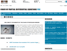Tablet Screenshot of pde.epfl.ch