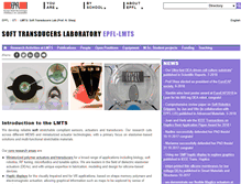 Tablet Screenshot of lmts.epfl.ch