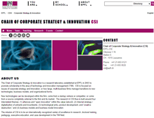 Tablet Screenshot of csi.epfl.ch