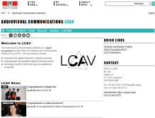 Tablet Screenshot of lcav.epfl.ch